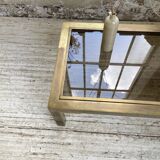 Table basse en laiton années 60