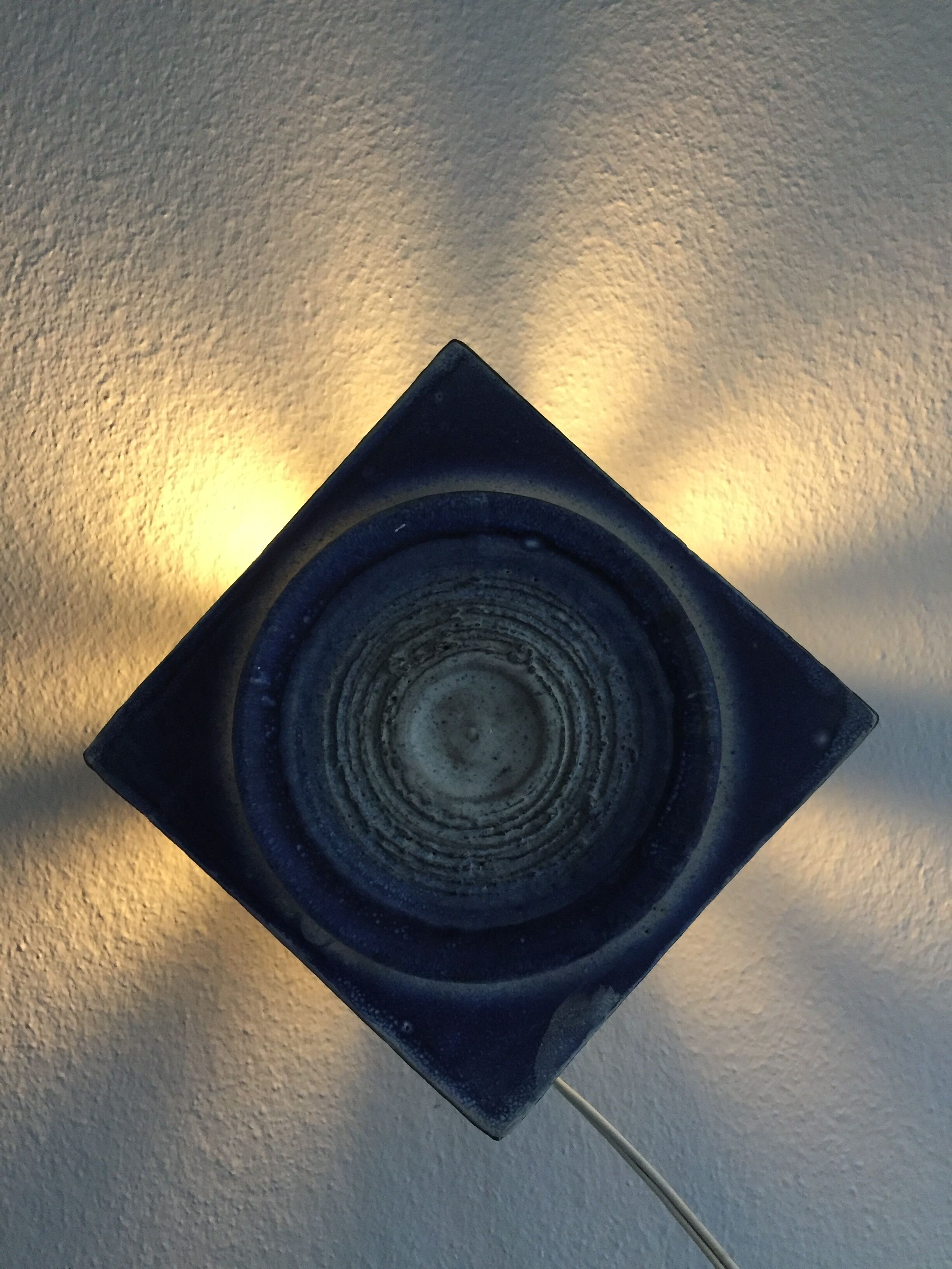 Danish Ceramic 1970’s Wall Lamp