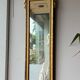 Mirror between two Louis XVI style in gilded wood with leaf around 1900