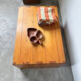 Table basse pin Maison Regain
