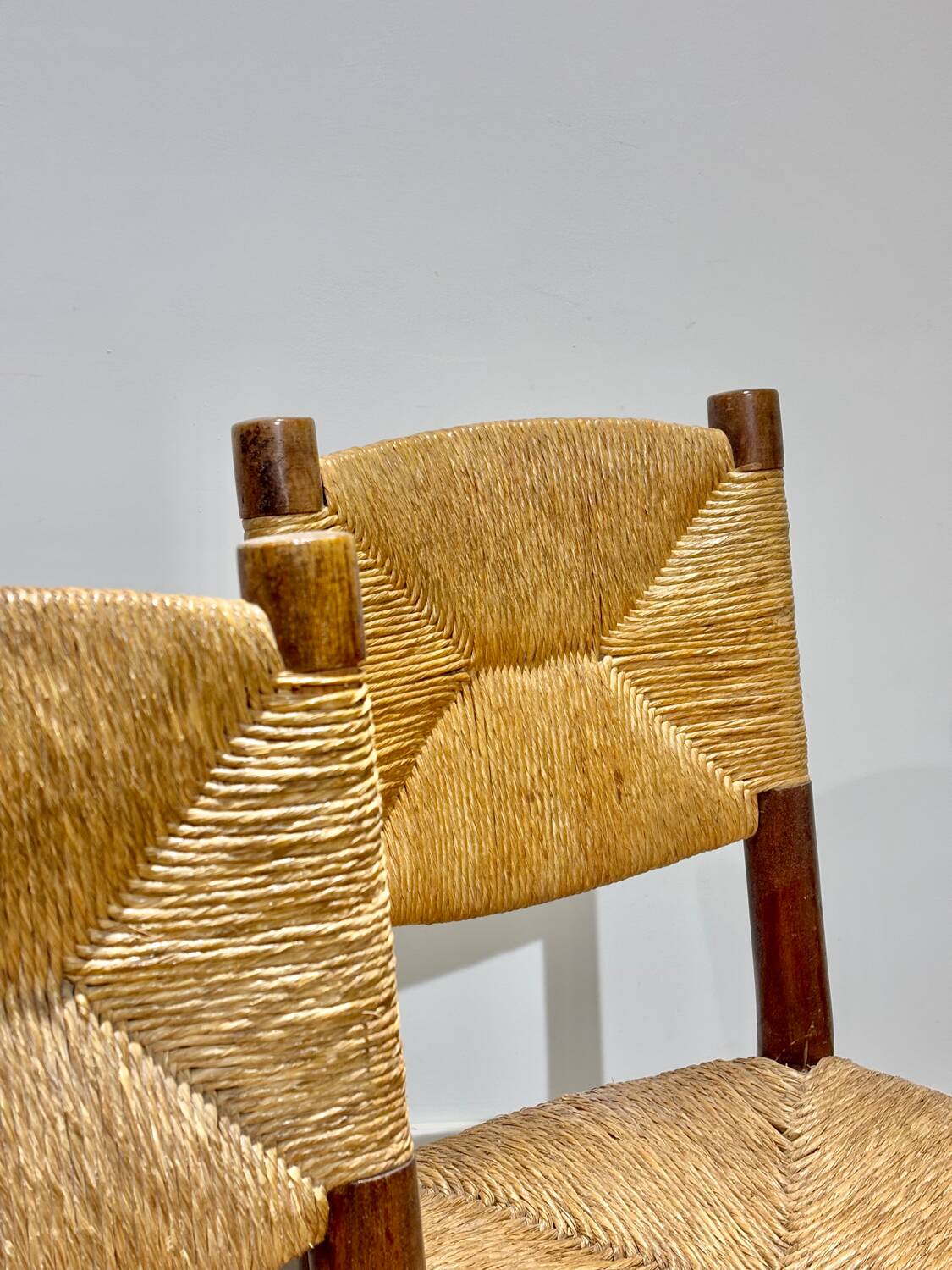 Set of 6 Bauche chairs by Charlotte Perriand