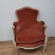Louis XV style shepherdess armchair