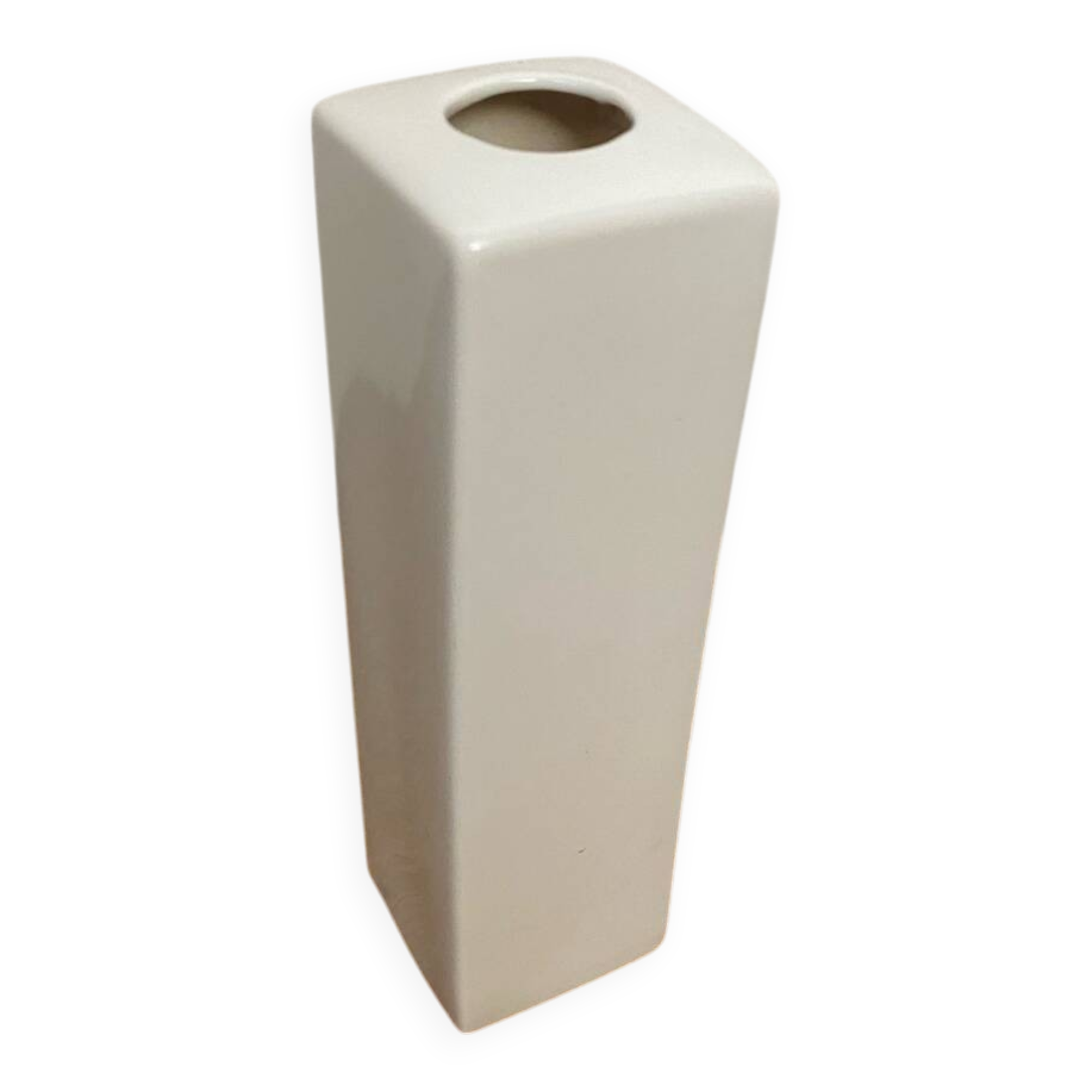 Vase Soliflore Ancien JOSHUA MAXWELL Studio Céramique Blanche Vintage