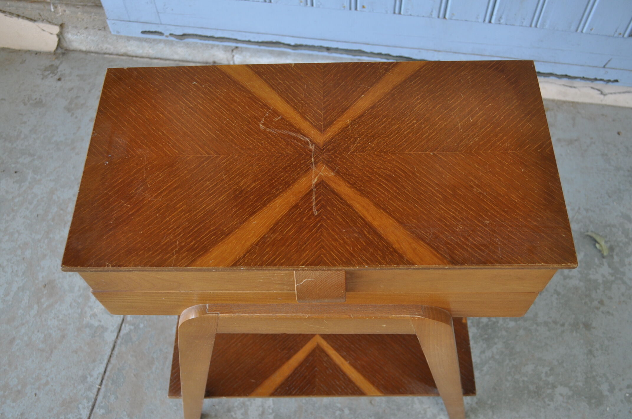 Vintage sewing basket