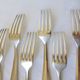 6 Apollo silver-plated metal forks, hallmarked 2106245