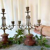 Pair of antique candlesticks