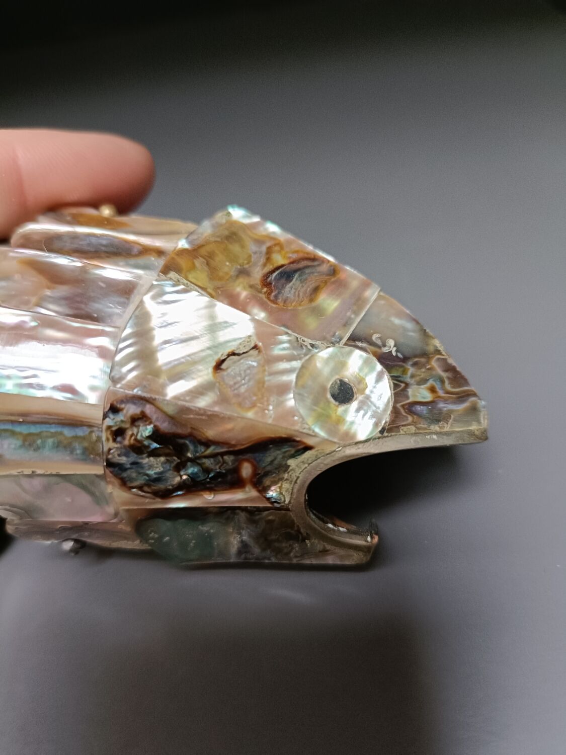 Bottle opener, bottle opener, mother-of-pearl fish