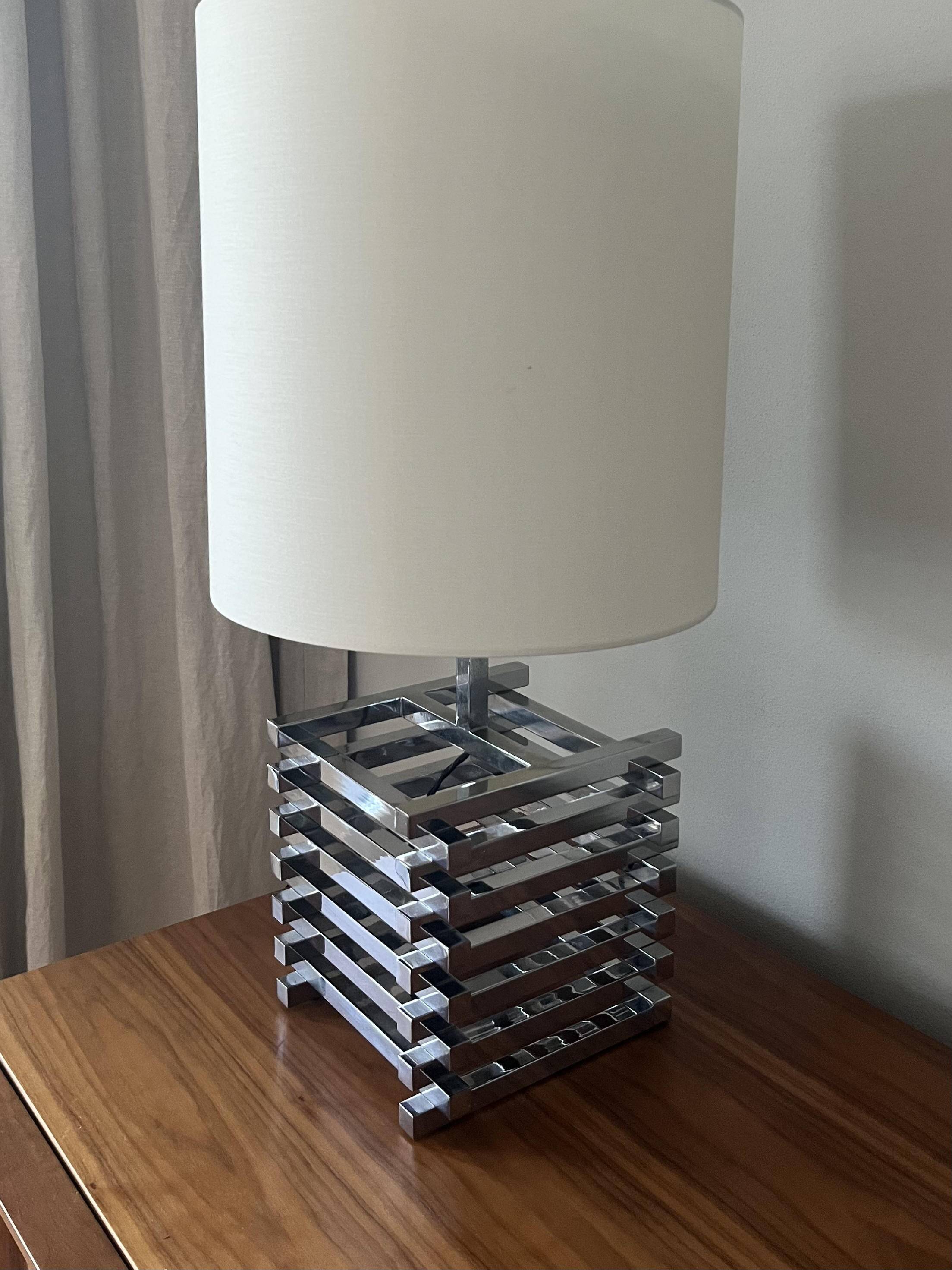 Paire de lampes de table, romeo rega, italie, années 1970.