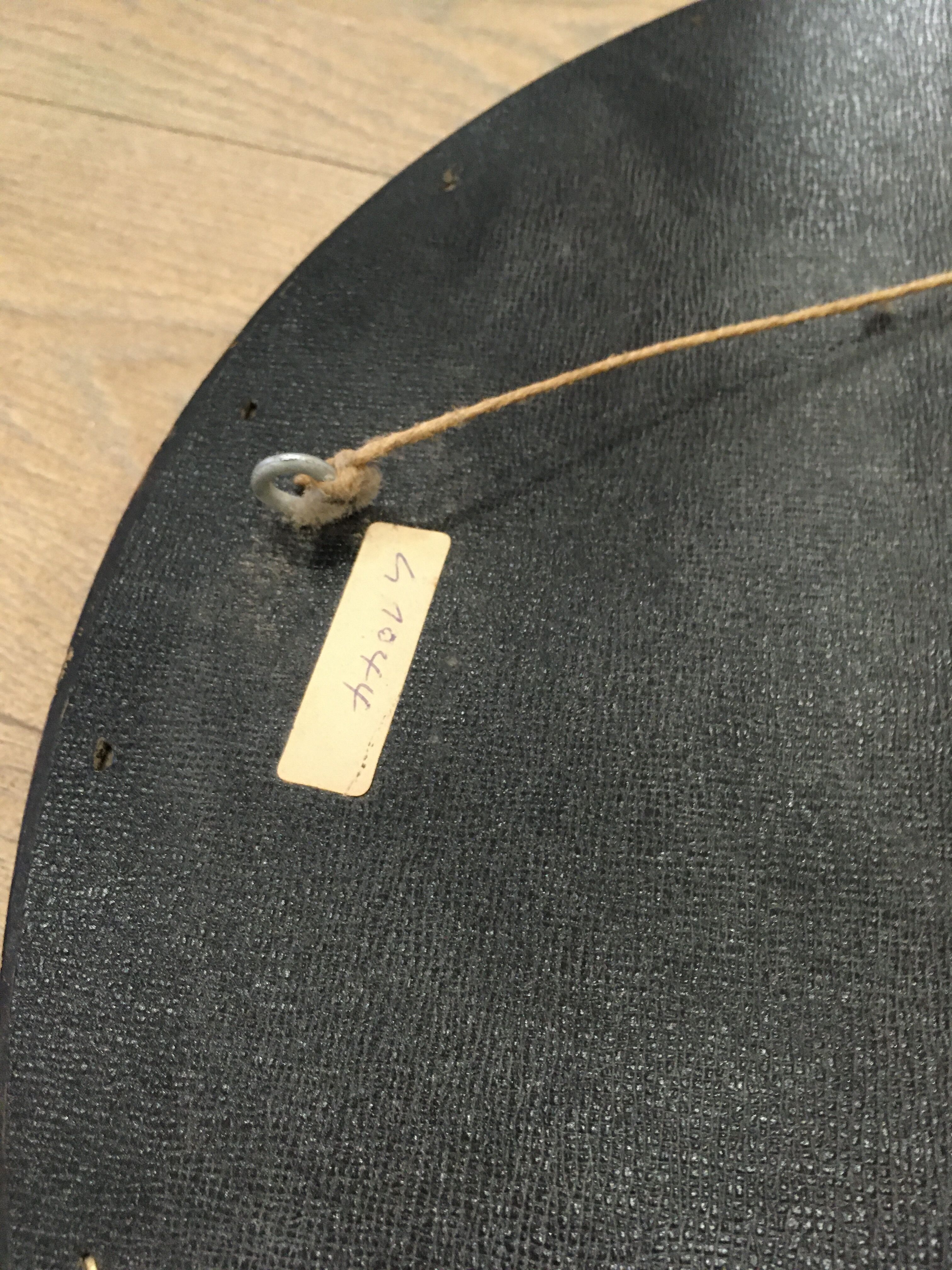 Old mirror gilded wooden frame.