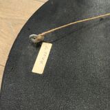 Old mirror gilded wooden frame.