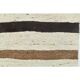 1970s Vintage Turkish Handmade Wool Cotton Beige Kilim Rug 73x345