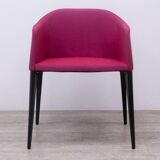 Laja chair from Pedrali in Magenta fabric