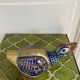 Brass duck and ceramic