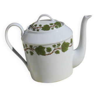 Porcelaine de paris teapot porcelain motif "ivy"