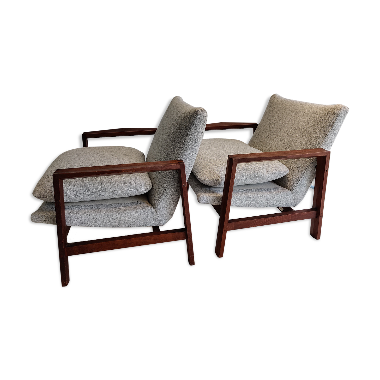 Paire de fauteuils scandinaves