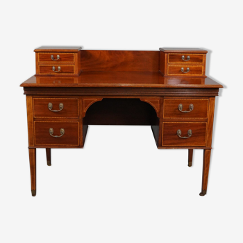 English Empire style desk in mahogany late nineteenth century