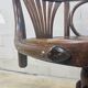 Chaise de bureau pivotante de style Thonet antique (faite à la main)