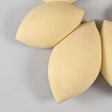 Large felt wall lamp, Denmark circa 1970