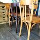 Baumann Stella and Luterma series of 6 mismatched bistro chairs