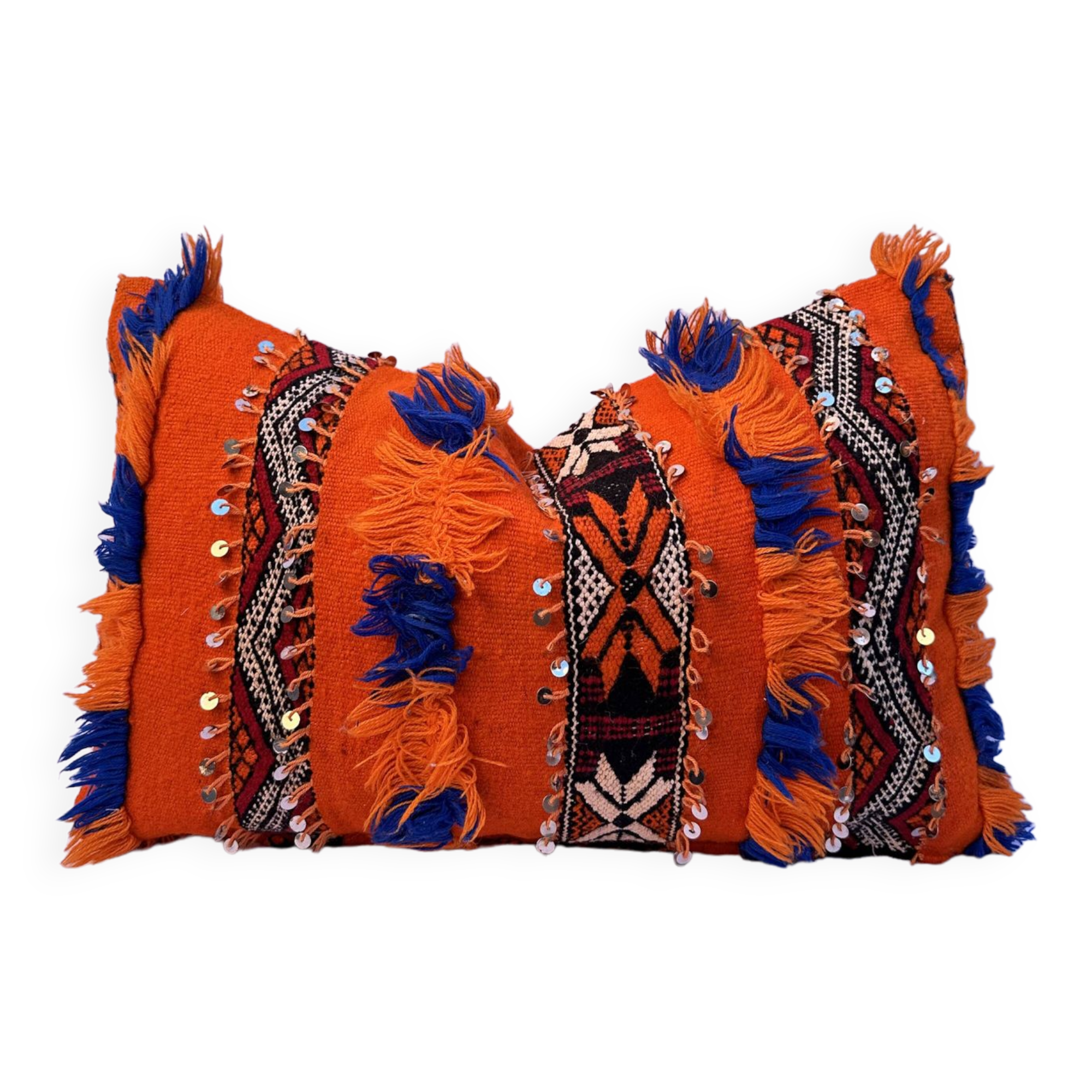 Moroccan pillow Old Moroccan cushion - Berber cushion - Berber cushion cover- Pillow