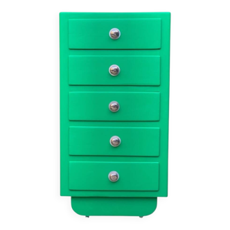 Art Deco green chest of drawers