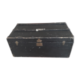 Black wooden trunk