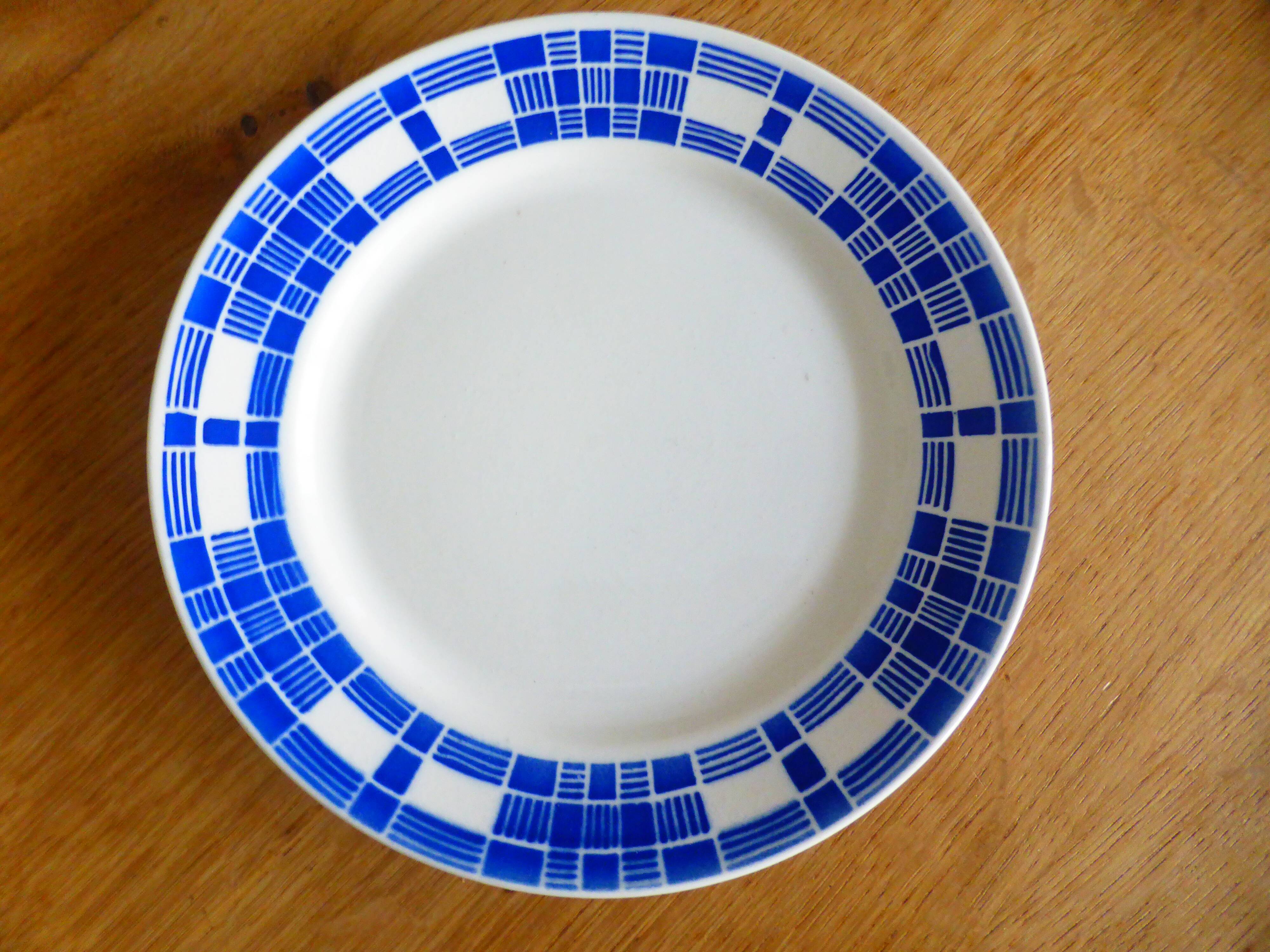 1 assiette dessert de badonviller 221215
