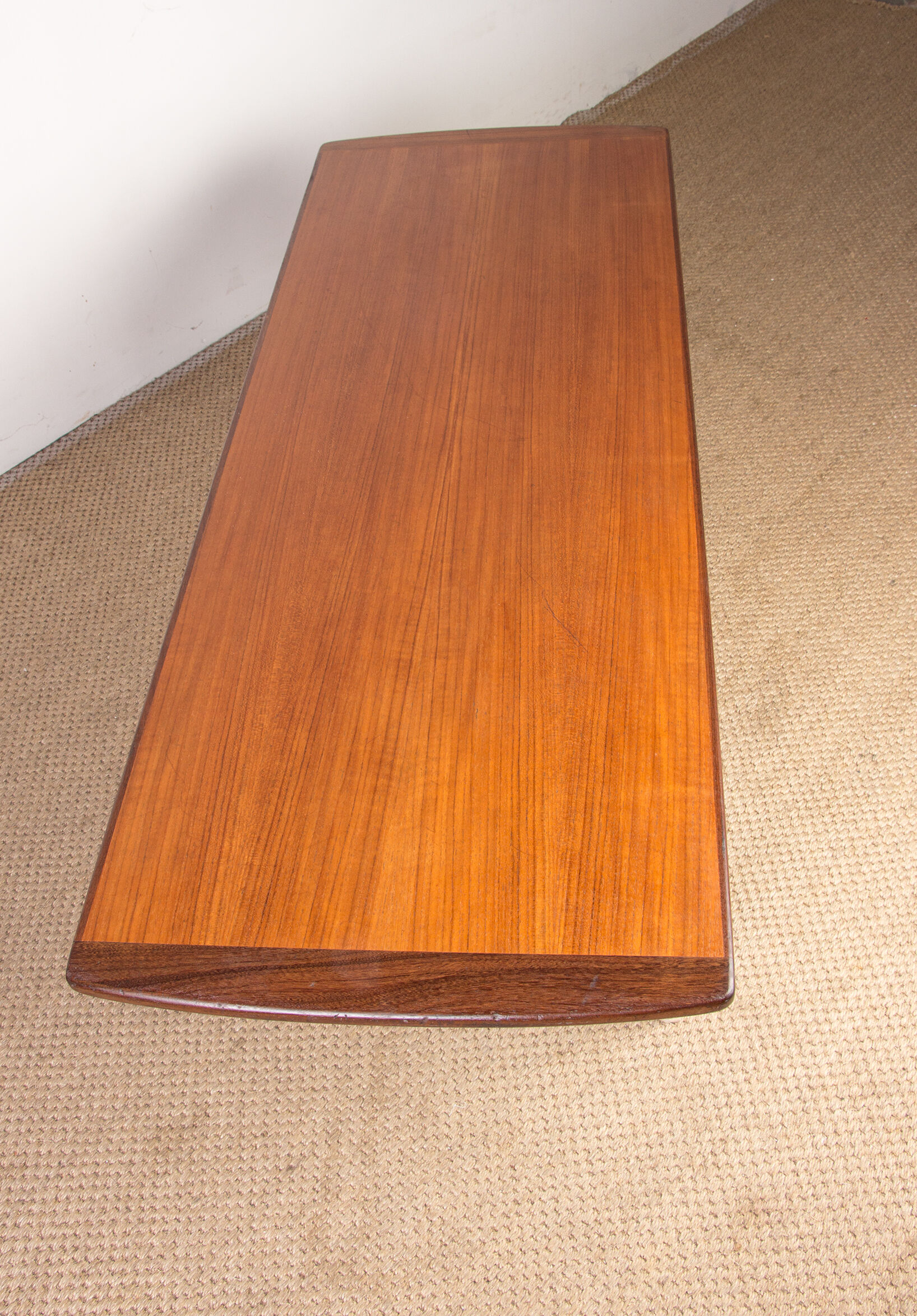 Danish teak coffee table by HE Mobler 1960