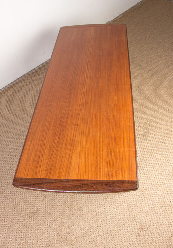 Table basse danoise en teck par HE Mobler 1960