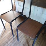 Set of 3 school chairs