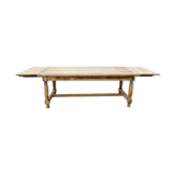 Table de ferme sablée à rallonges