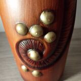 Vase collaboration between G de Bryun and Atelier Dubois at Bouffioulx.