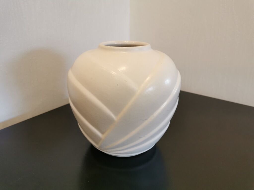 Vase vintage West Germany blanc