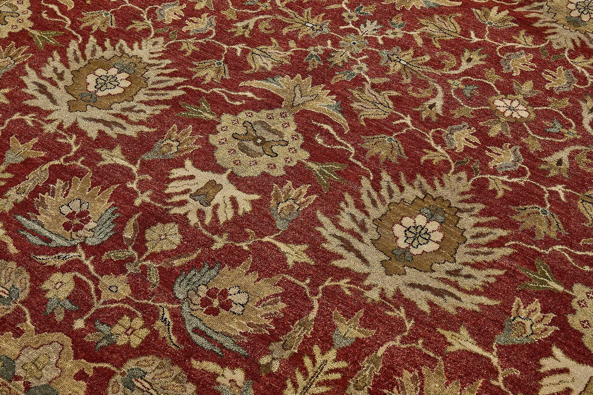 Tapis Oushak en laine noué à la main, 244 cm x 305 cm
