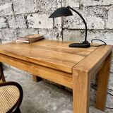Regain desk in solid elm, 1970s
