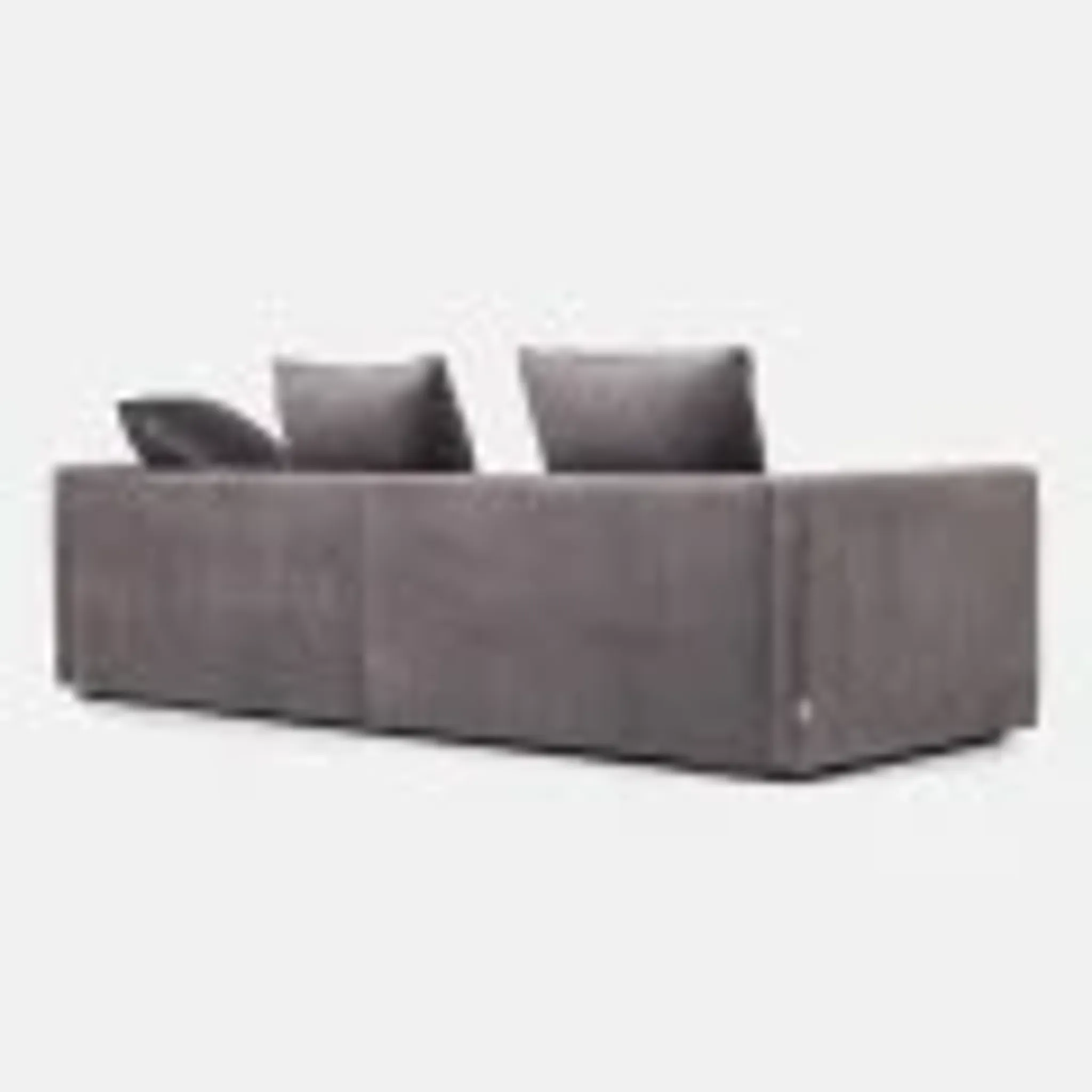 Sofa KOPENHAGA grey velour, Scandinavian design