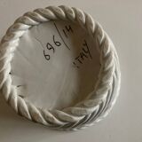 Ceramic pot cover from Bassano 1960 numbered Italian work