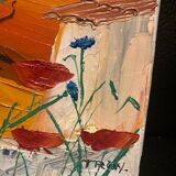 Oil on canvas signed jc tron "le bastidon"