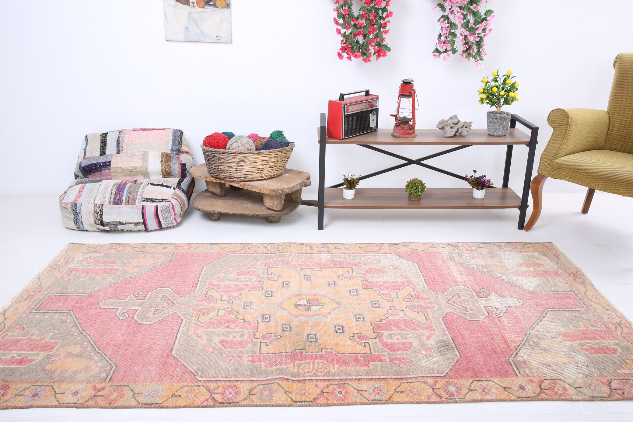 Tapis turc fait à la main 120x262