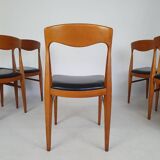 Set of 6 Scandinavian chairs from the 60s