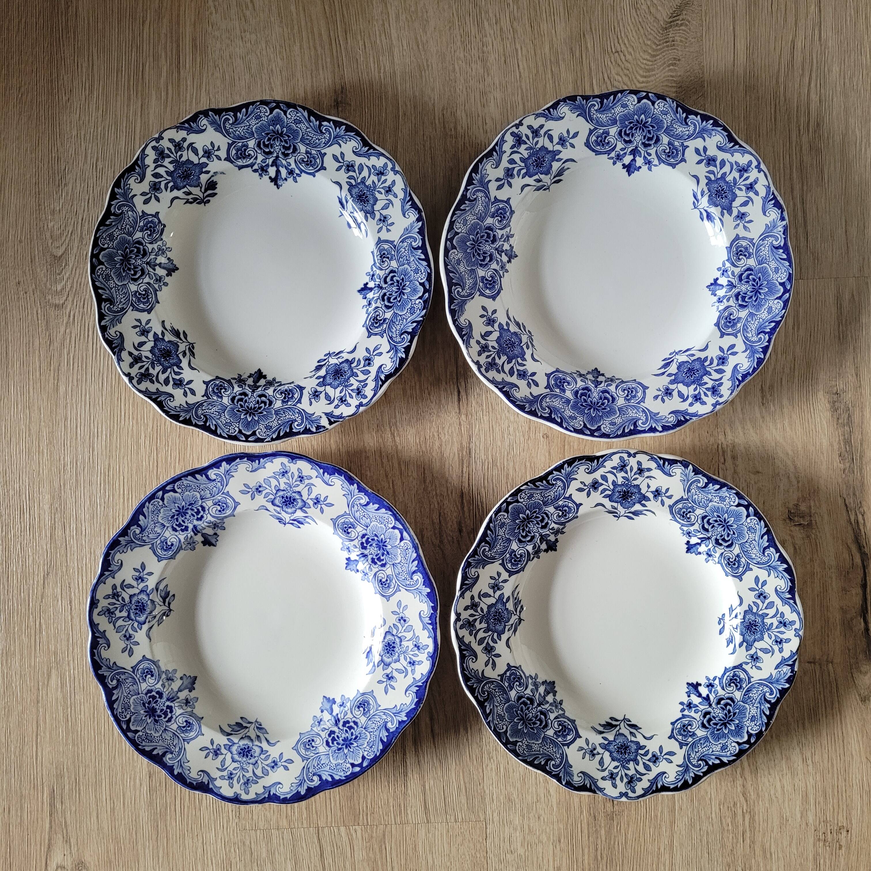 La Redoute x Selency set of 4 Dordrecht hollow plates