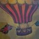 Lithographie "Ballon statique" Claude Pignet 1819