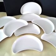 10 assiettes à salade en porcelaine Rak