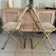 Lot de 2 Chaises pliantes d’opéra vintage