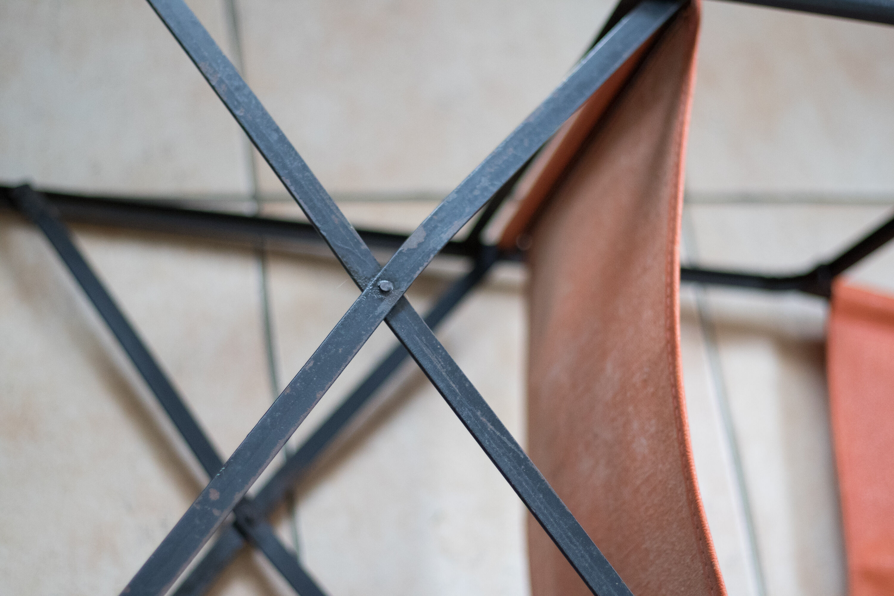 Pair of folding chairs according