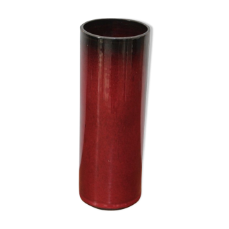 Red ceramic vase 1950