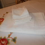 Damask tablecloth and napkins