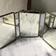 Miroir triptyque barbier