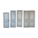 Set of 4 old pine doors