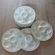 8 old Longchamp oyster plates